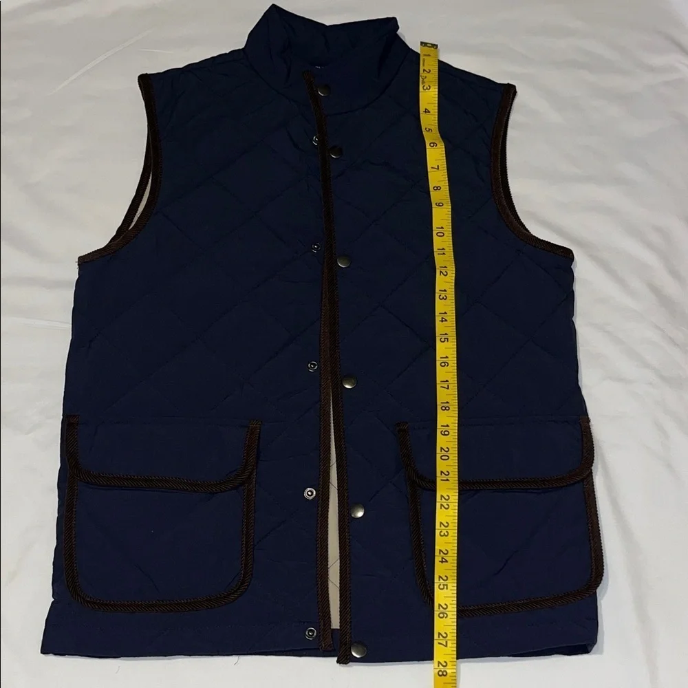 Roundtree & Yorke Dark Blue Quilted Vest